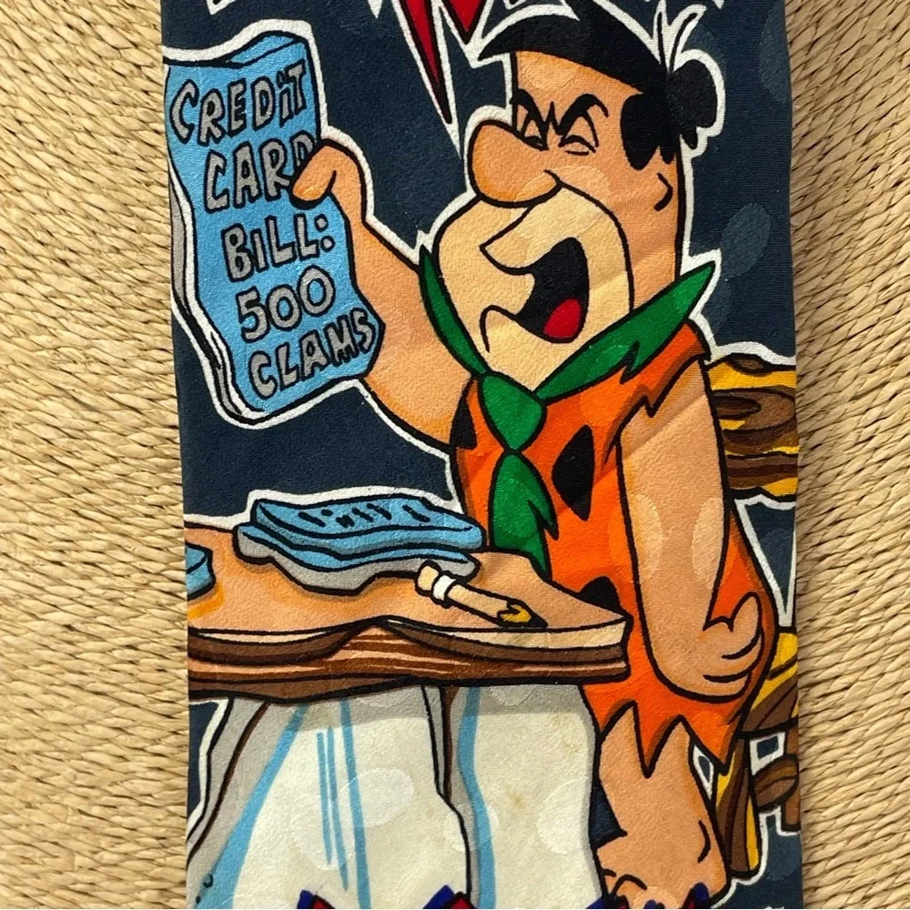 Hanna Barbera The Flintstones Fred “Wilma”Cartoon Novelty Necktie Tie
